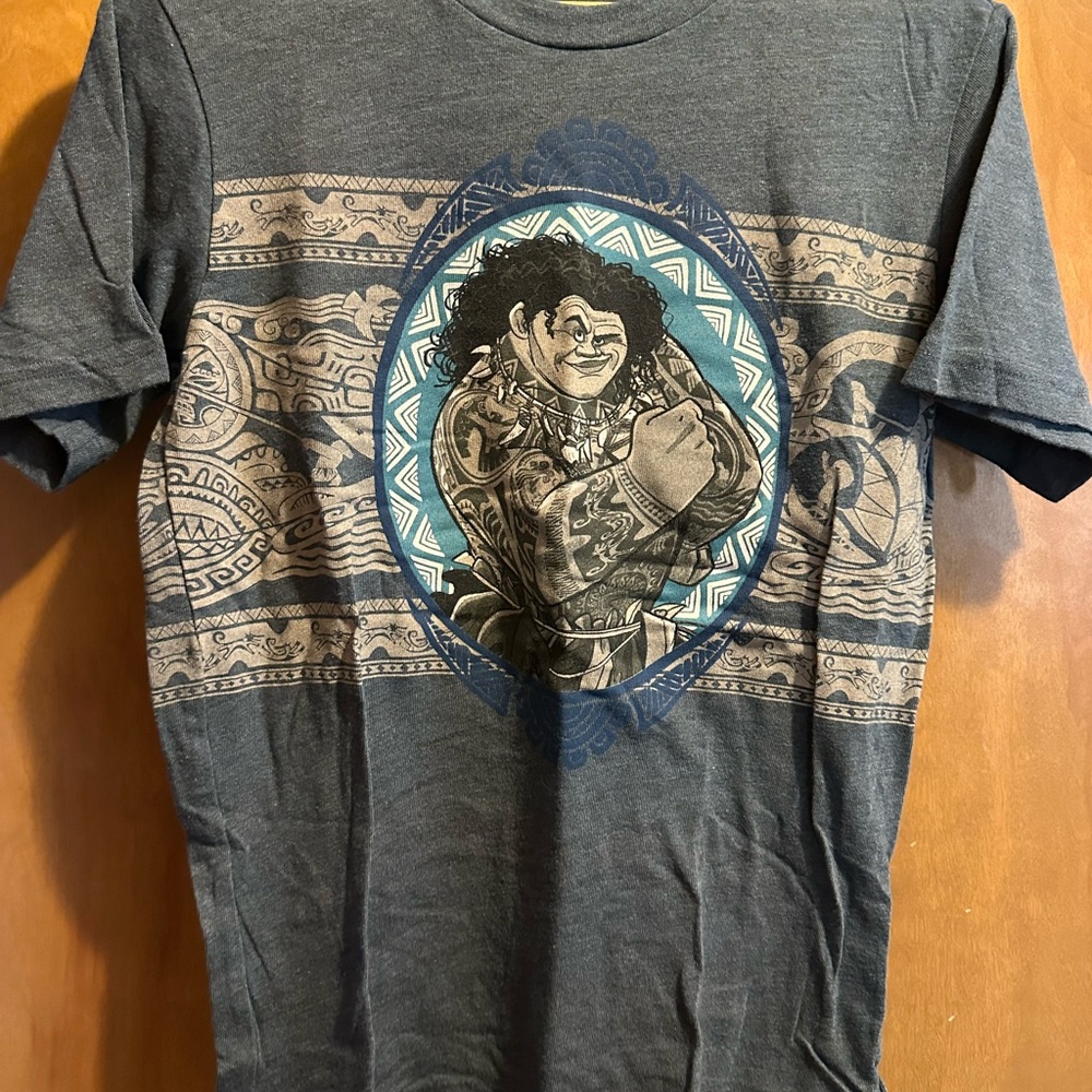 Disney’s Moana Maui Gray/Blue Graphic T-Shirt